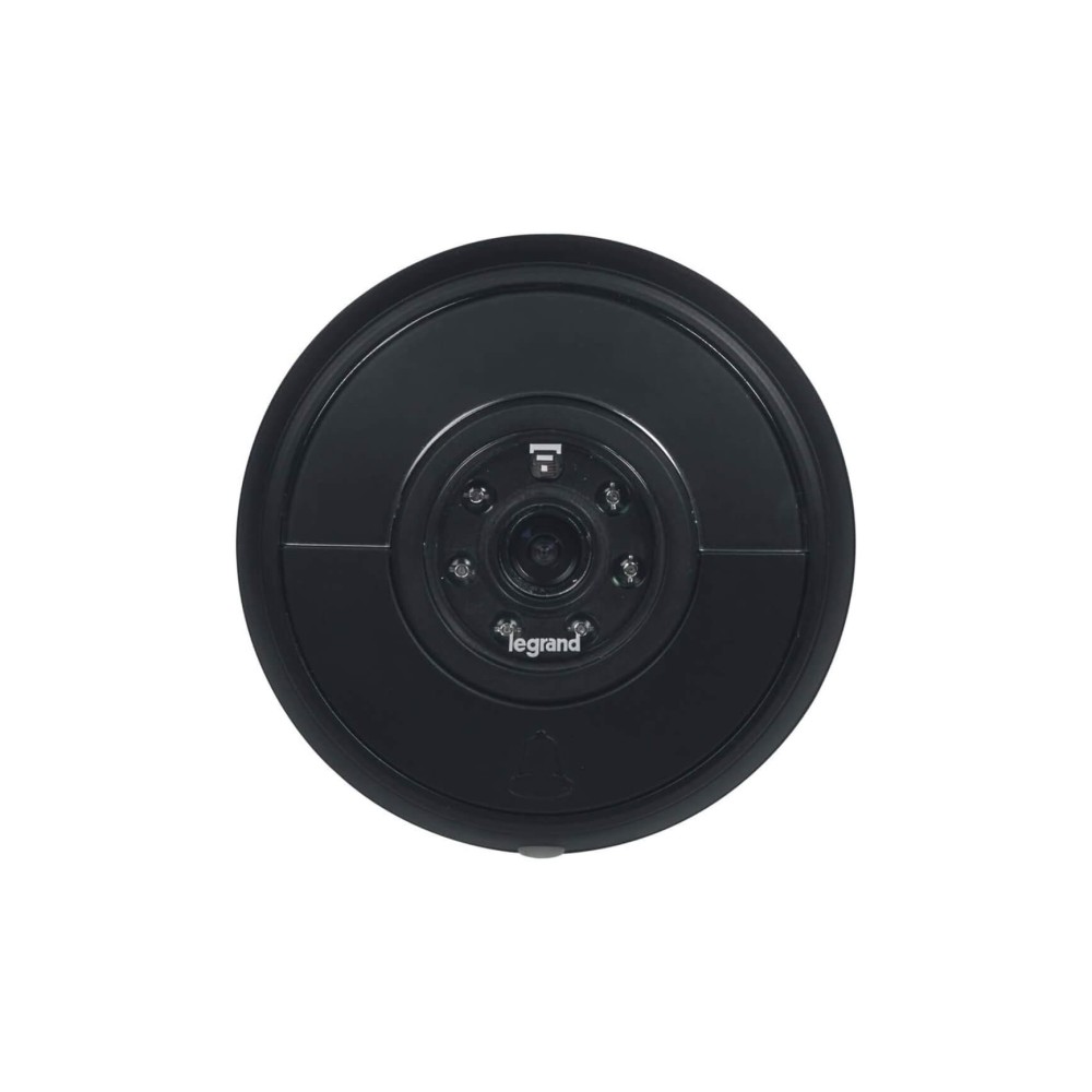 Nút bấm chuông cửa đen Legrand - 094231 slide 2