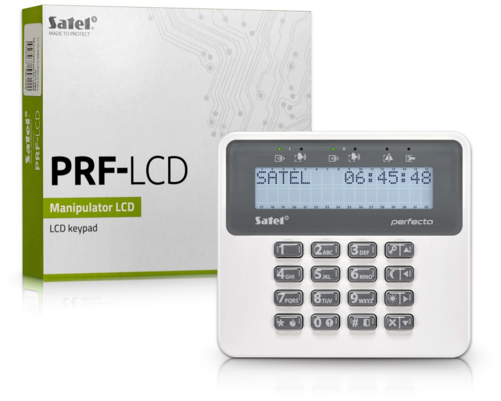 Bàn phím điều khiển có dây PERFECTA Satel - PRF-LCD slide 1