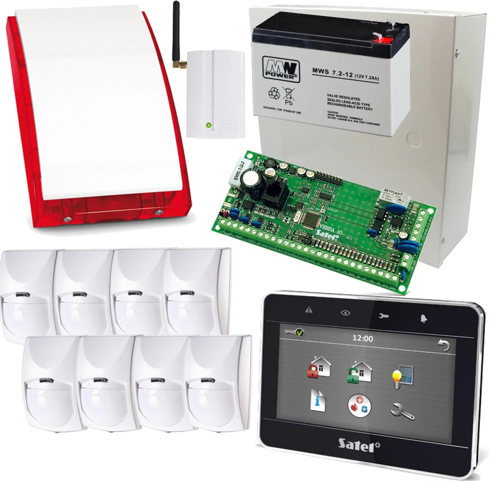 Bảng điều khiển hệ thống an ninh Satel - VERSA 10 slide 2