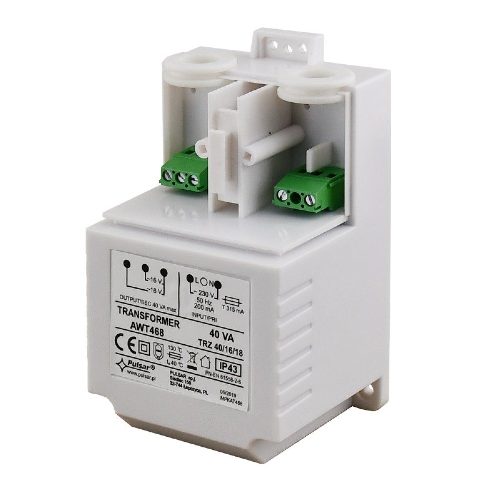 Bộ cấp nguồn Satel - TR 40 VA slide 1