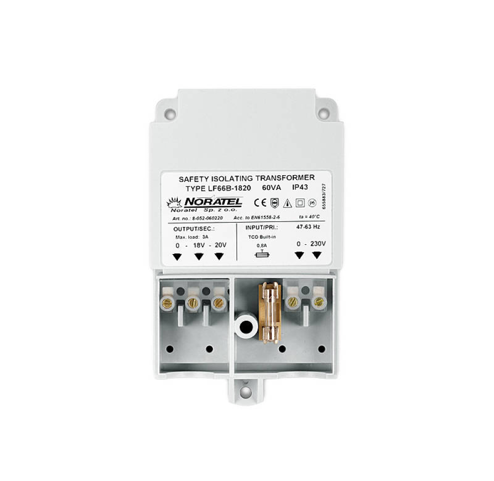 Bộ cấp nguồn Satel - TR 60 VA slide 1