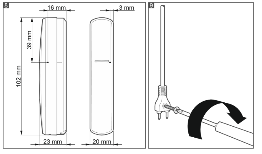 Cảm biến ngập nước có dây Satel FD-1 slide 5