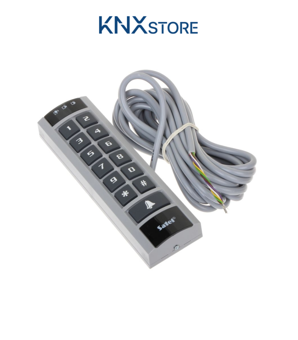 Đầu đọc thẻ kết hợp nút nhấn Satel - ACCO-SCR-BG slide 1