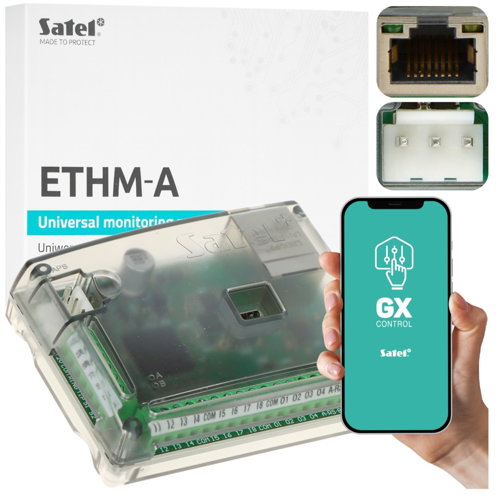 Satel ETHM-A - Module Giám Sát Ethernet Đa Năng slide 4
