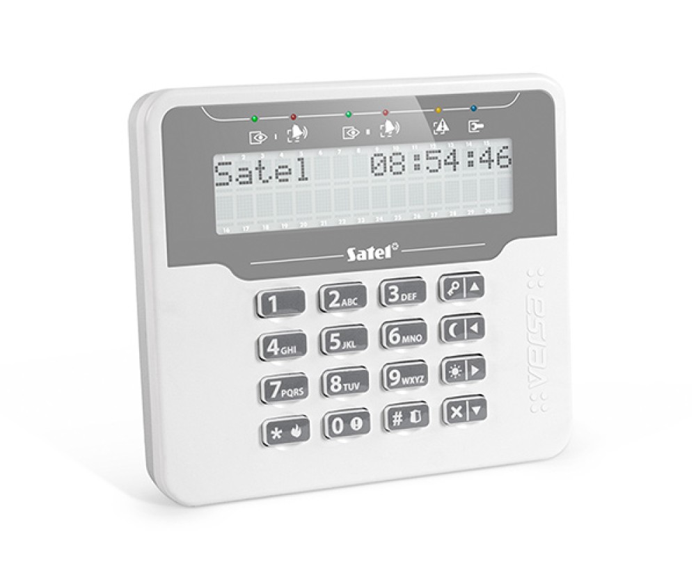 Màn hình điều khiển hệ thống an ninh Satel - VERSA-LCDM-WH
