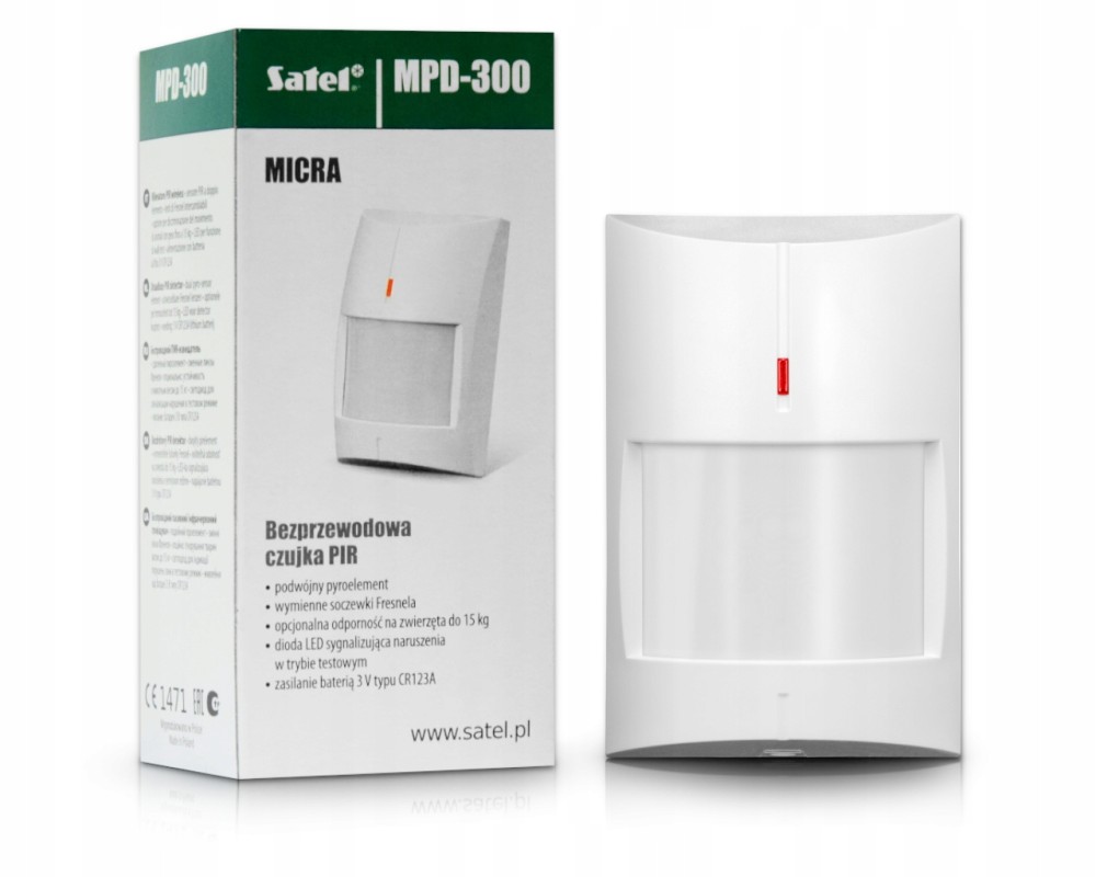 Cảm biến chuyển động không dây Satel - MPD-300 slide 3