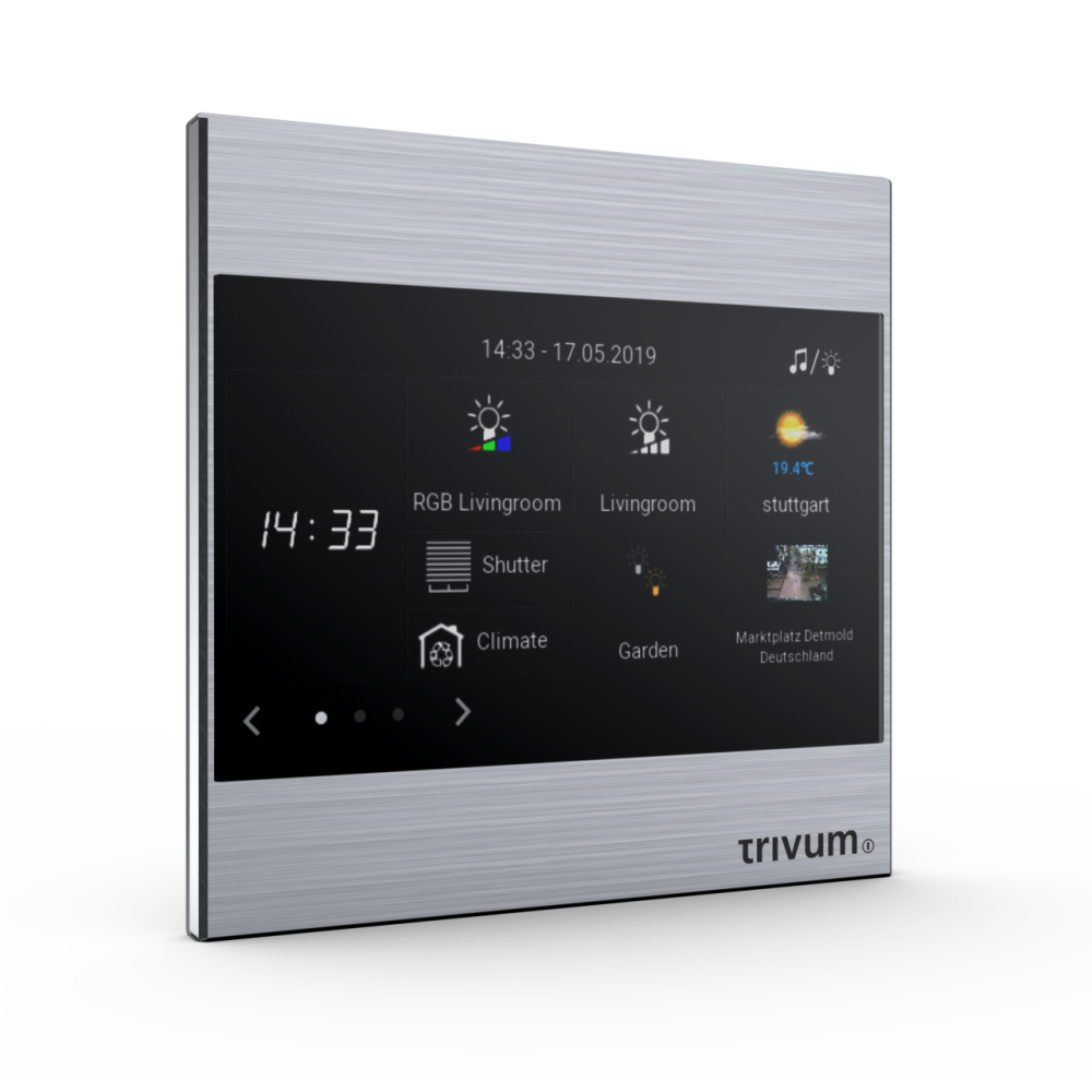 Màn hình cảm ứng KNX 4.3 inch Ethernet TouchPad4 Trivum slide 3