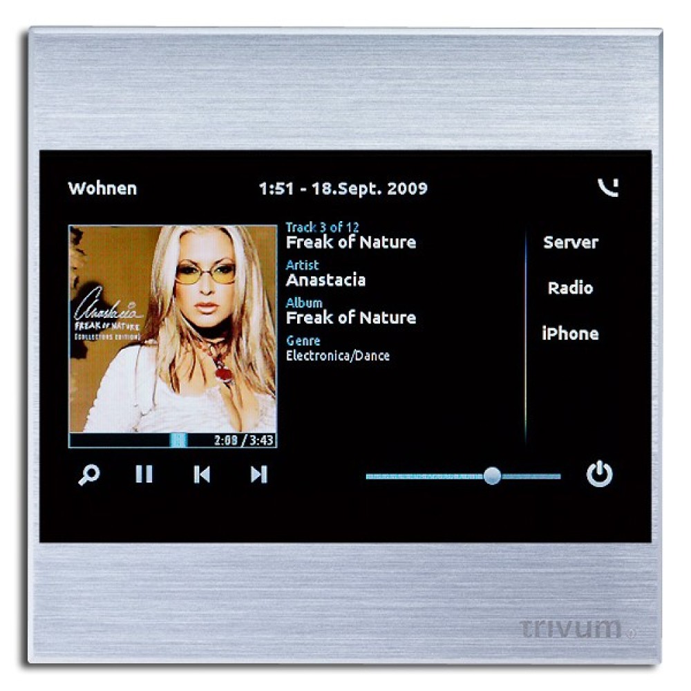 Màn hình cảm ứng KNX 4.3 inch Ethernet TouchPad4 Trivum slide 8