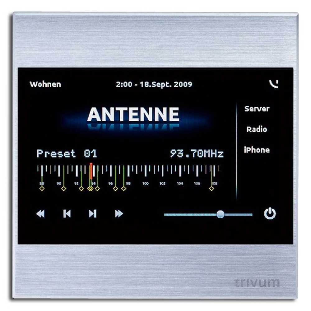 Màn hình cảm ứng KNX 4.3 inch Ethernet TouchPad4 Trivum slide 9