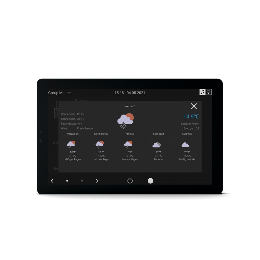 Màn hình cảm ứng KNX 7 inch Ethernet TouchPad7 Trivum - 600014 slide 2