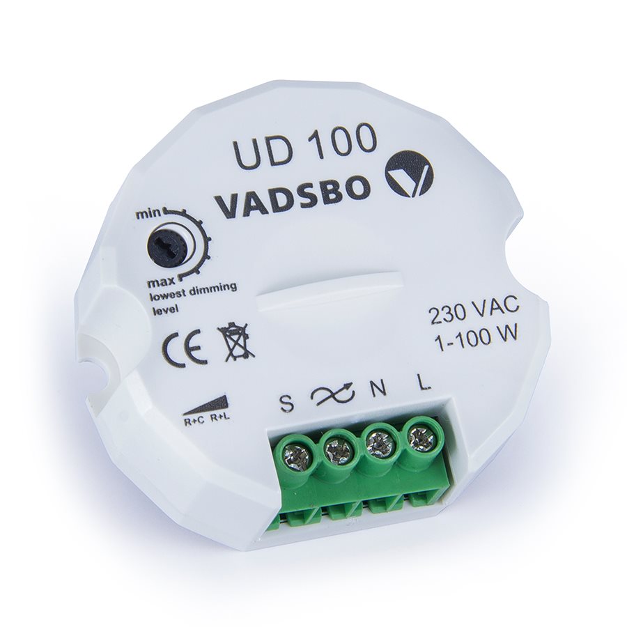 Dimmer đa năng nút nhấn 100W Vadsbo - UD100