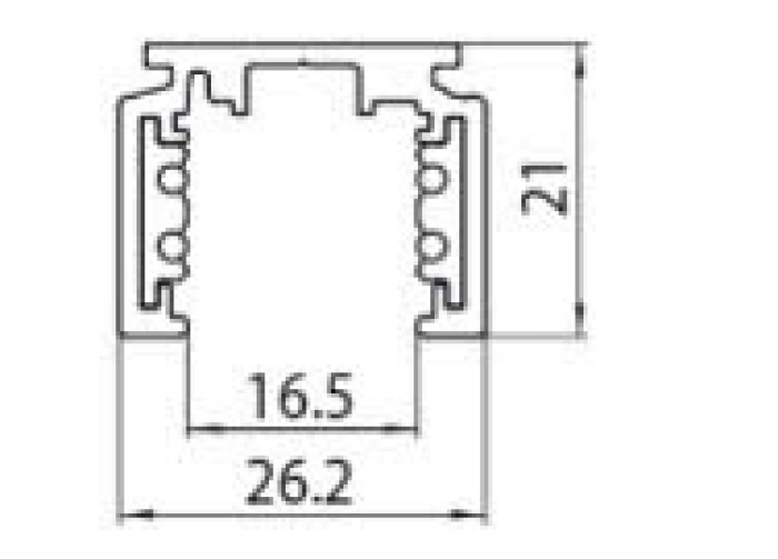 Kích thước ray nam châm VBU-D-ITL