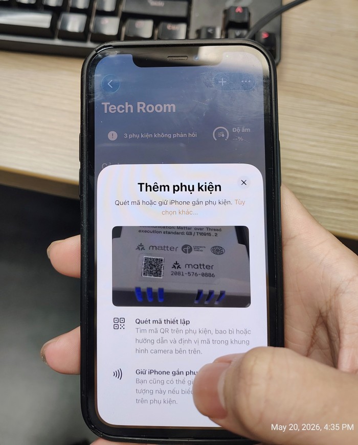 kết nối qua apple homekit