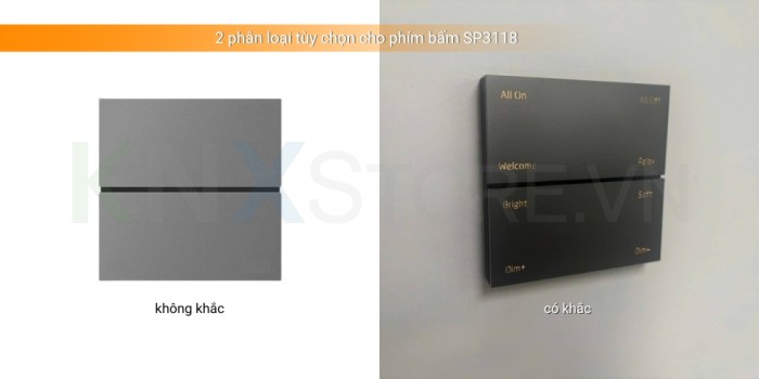 Công tắc điều khiển 8 phím tiêu chuẩn DALI 2