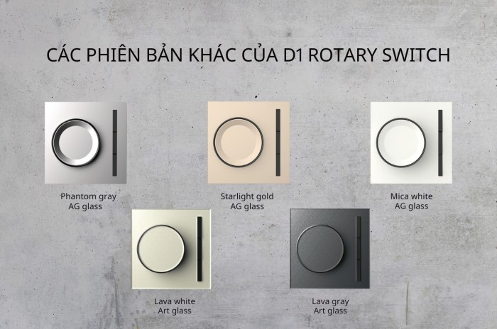 Công tắc điều khiển xoay 3 phím bấm Casambi D1 Siqitech XD1PN1L (6)