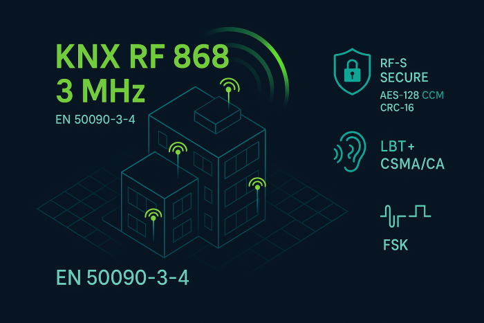 Vai trò của tiêu chuẩn EN 50090-3-4 trong truyền thông KNX RF (868 MHz) 3