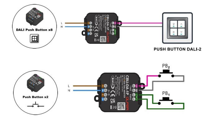 Bộ điều khiển Casambi CBU-DA-1P