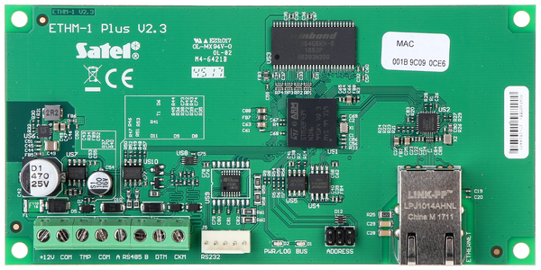 Module giao thức Ethernet SATEL - ETHM-1 PLUS