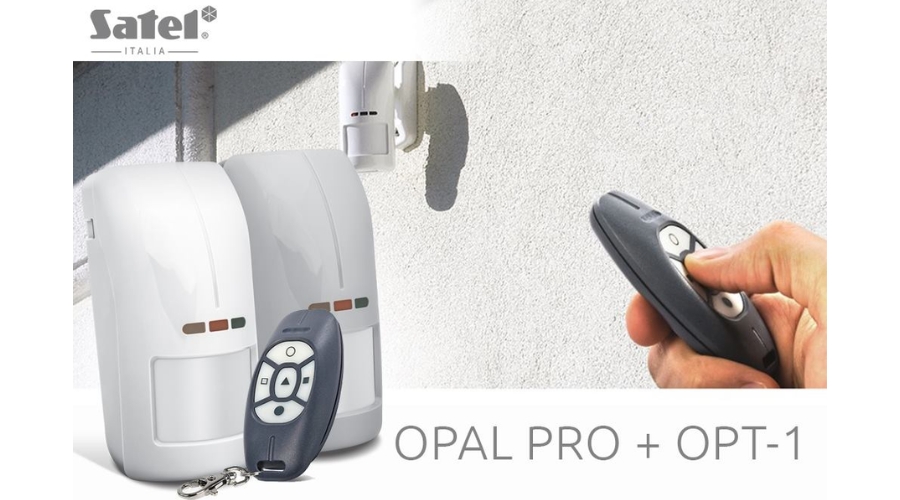 OPAL PRO - cảm biến ngoài trời, có thể điều chỉnh độ nhạy qua điều khiển từ xa OPT-1