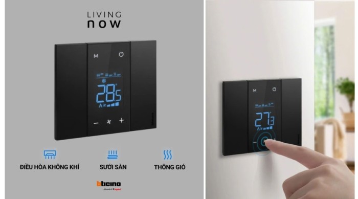 Giải pháp thermostat thông minh tích hợp hệ thống