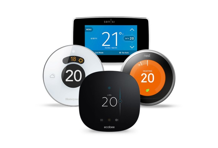 Các thiết bị thermostat thông minh dân dụng phổ biến