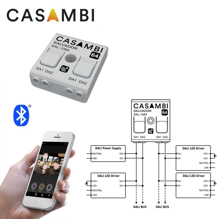 Thiết kế hệ chiếu sáng DALI mở rộng bằng Casambi 6