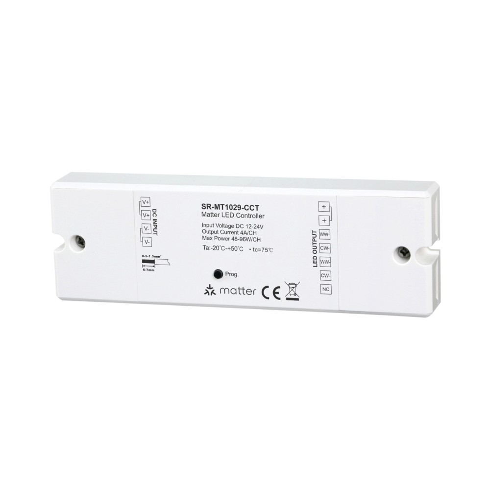 Bộ điều khiển LED CCT Matter over Thread + Zigbee Sunricher - SR-MT1029-CCT slide 0