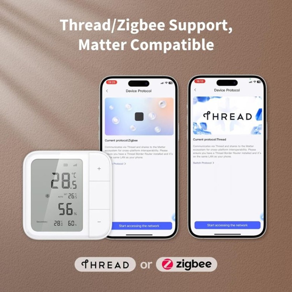 Cảm biến nhiệt độ và độ ẩm W100 Matter Aqara 3