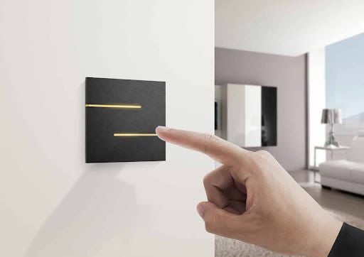 Dòng công tắc LISA điển hình cho dòng phím KNX