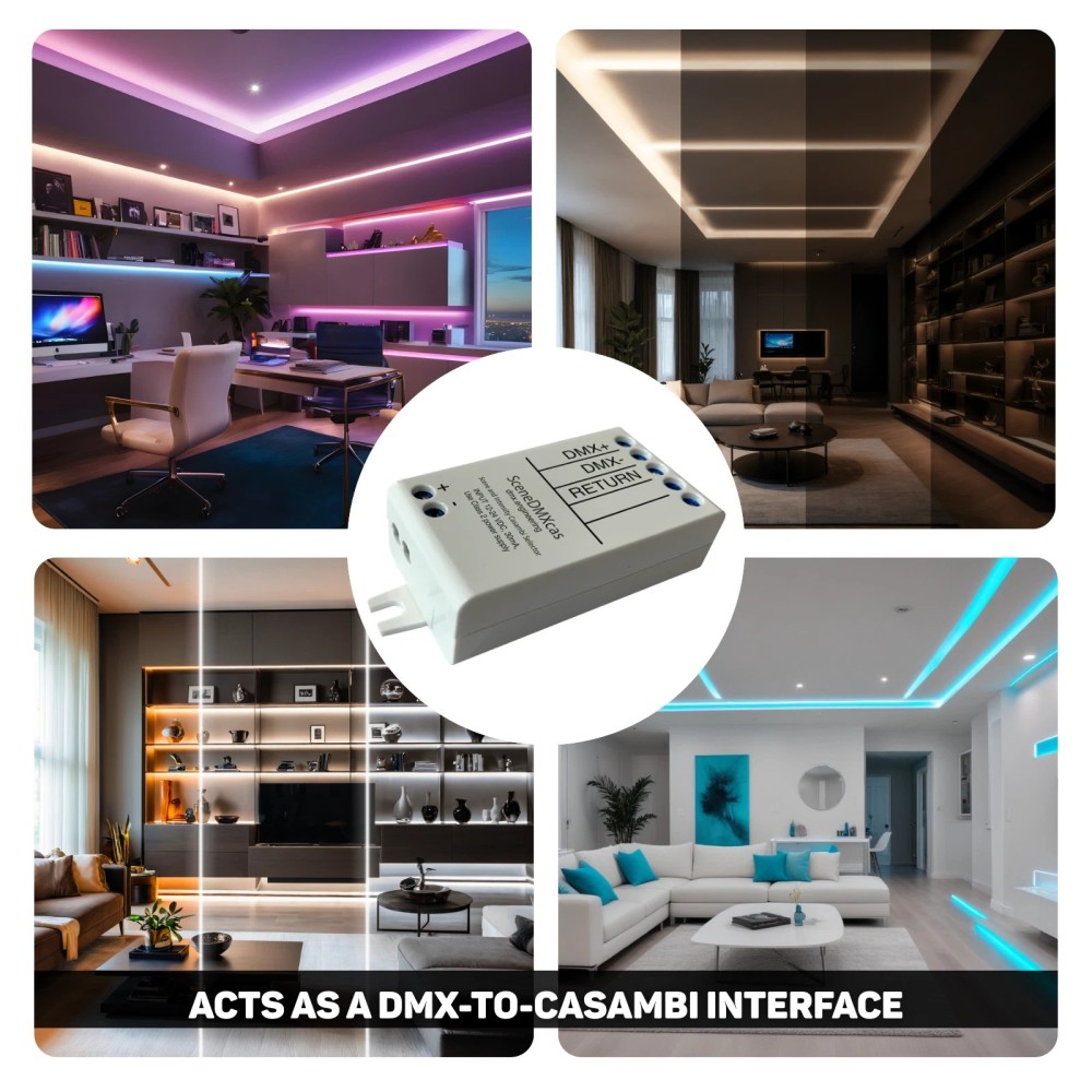 Bộ chuyển đổi DMX sang Casambi chọn ngữ cảnh SceneDMXcas 1