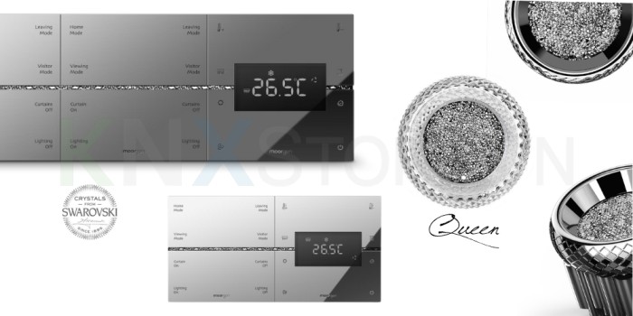 Phiên bản công tắc điều khiển đặc biệt Swarovski Moorgen