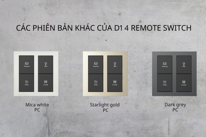 Công tắc điều khiển 4 phím không dây Casambi Siqitech D1-CB02 (6)