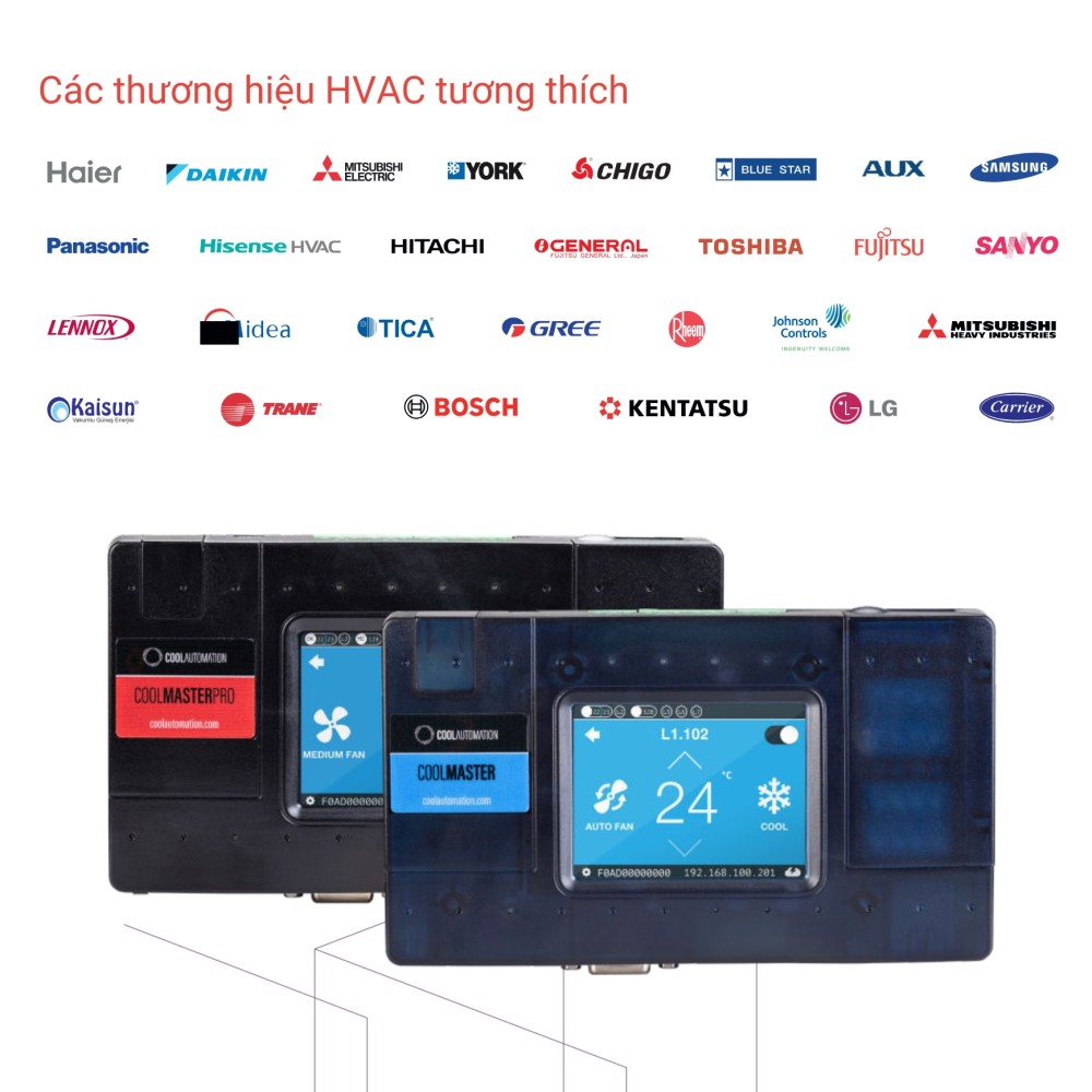 Bộ điều khiển tích hợp điều hòa trung tâm CoolMasterPro KNX 1