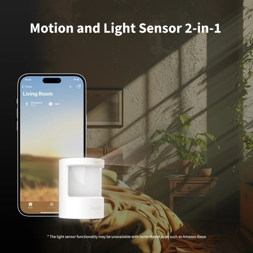 Cảm biến chuyển động và ánh sáng P2 Matter Aqara 3