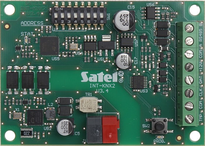 Giải pháp kết nối hai chiều KNX & SATEL - module INT-KNX-2 3