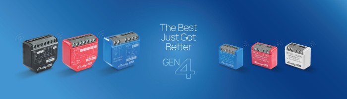 Shelly: Module thế hệ Gen4 đa giao thức